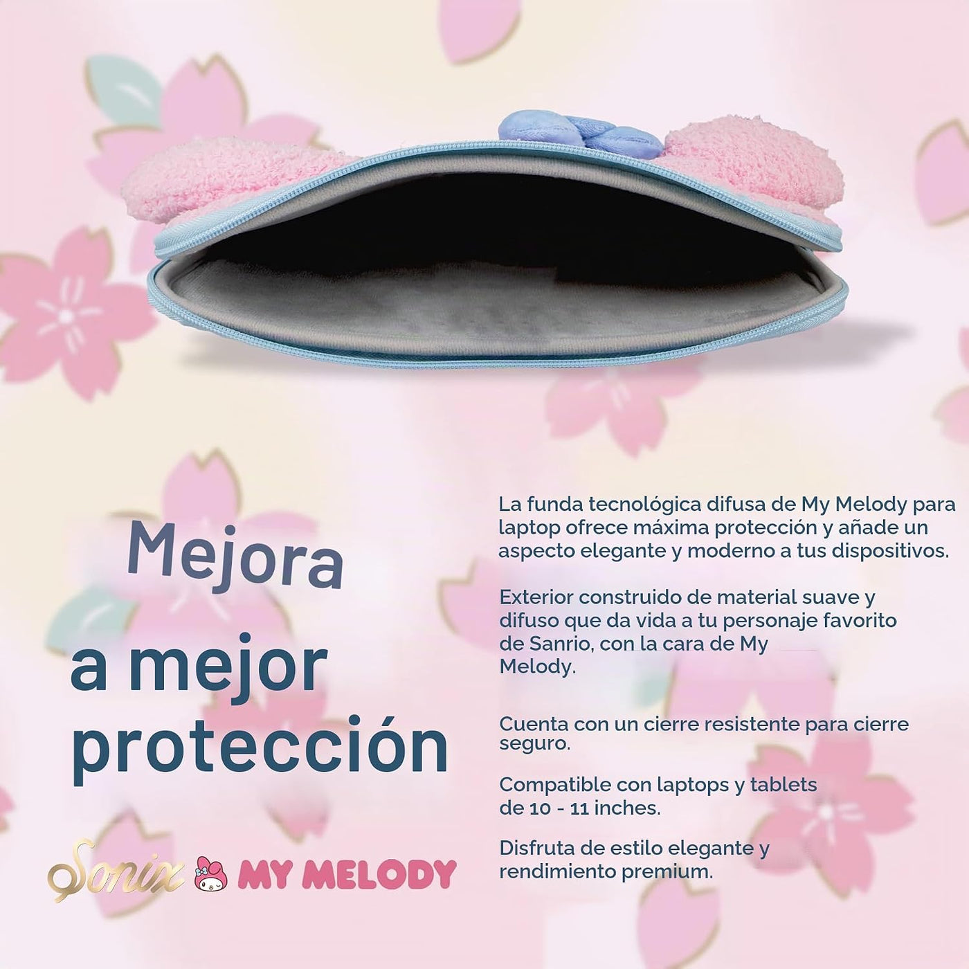Sonix x Sanrio - Funda de felpa Tech | Funda de transporte mullida...