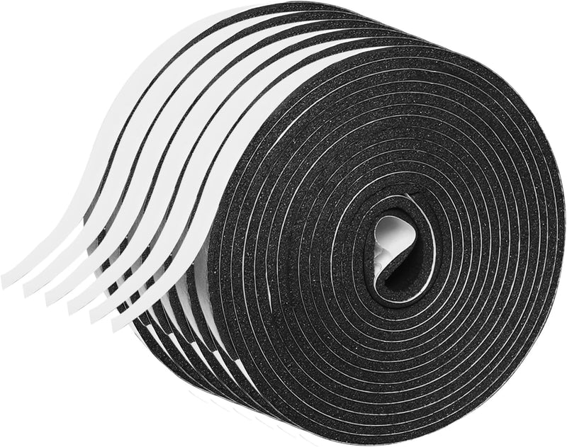 Cinta aislante de espuma autoadhesiva, 1 pulgada x 1\/8 pulgadas x...