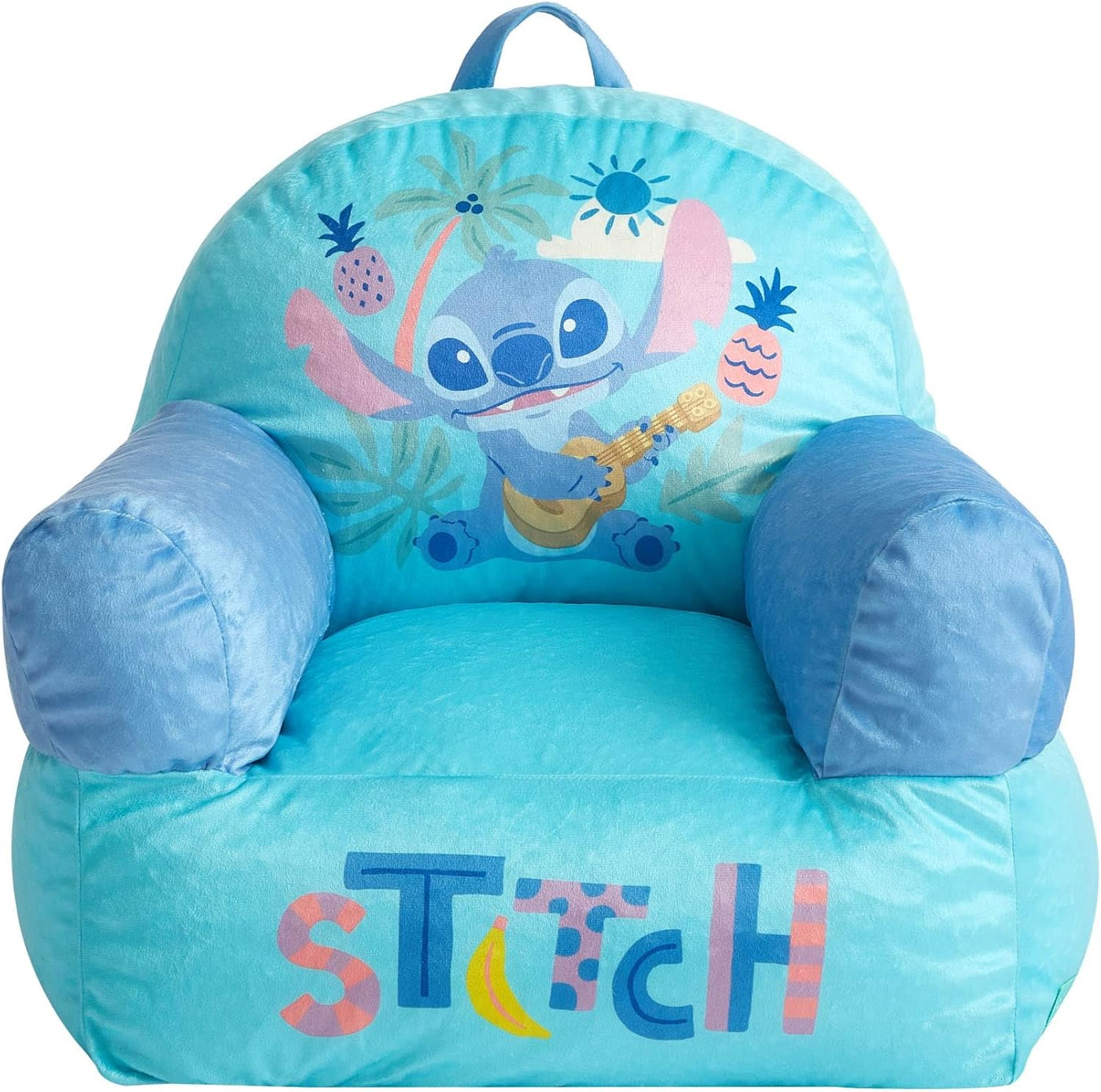 Disney Stitch - Sillón de sofá para niños, sillón de felpa suave pa...