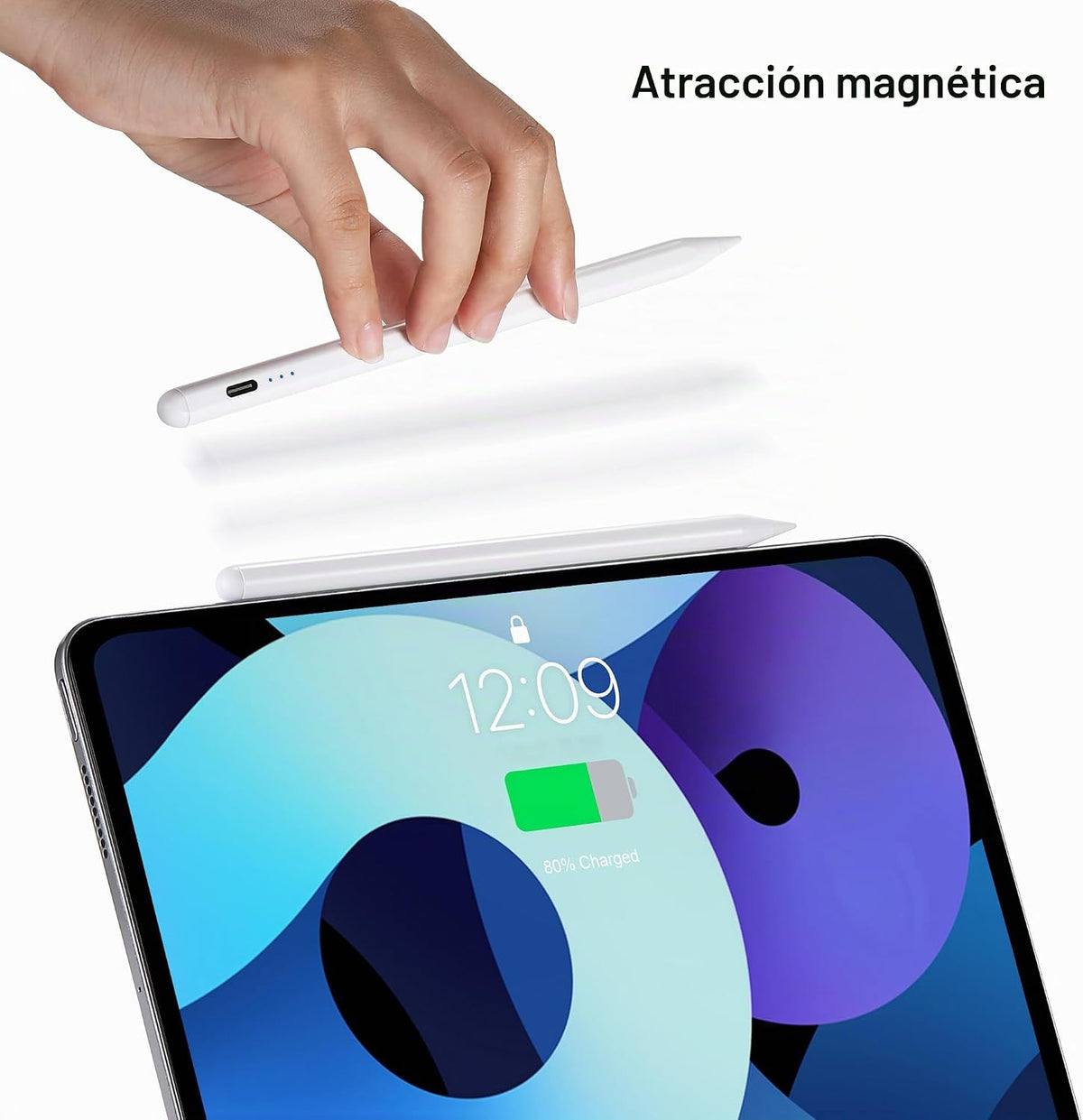Lápiz para Apple Stylus Pen para iPad A16 rechazo de palma y sensib...