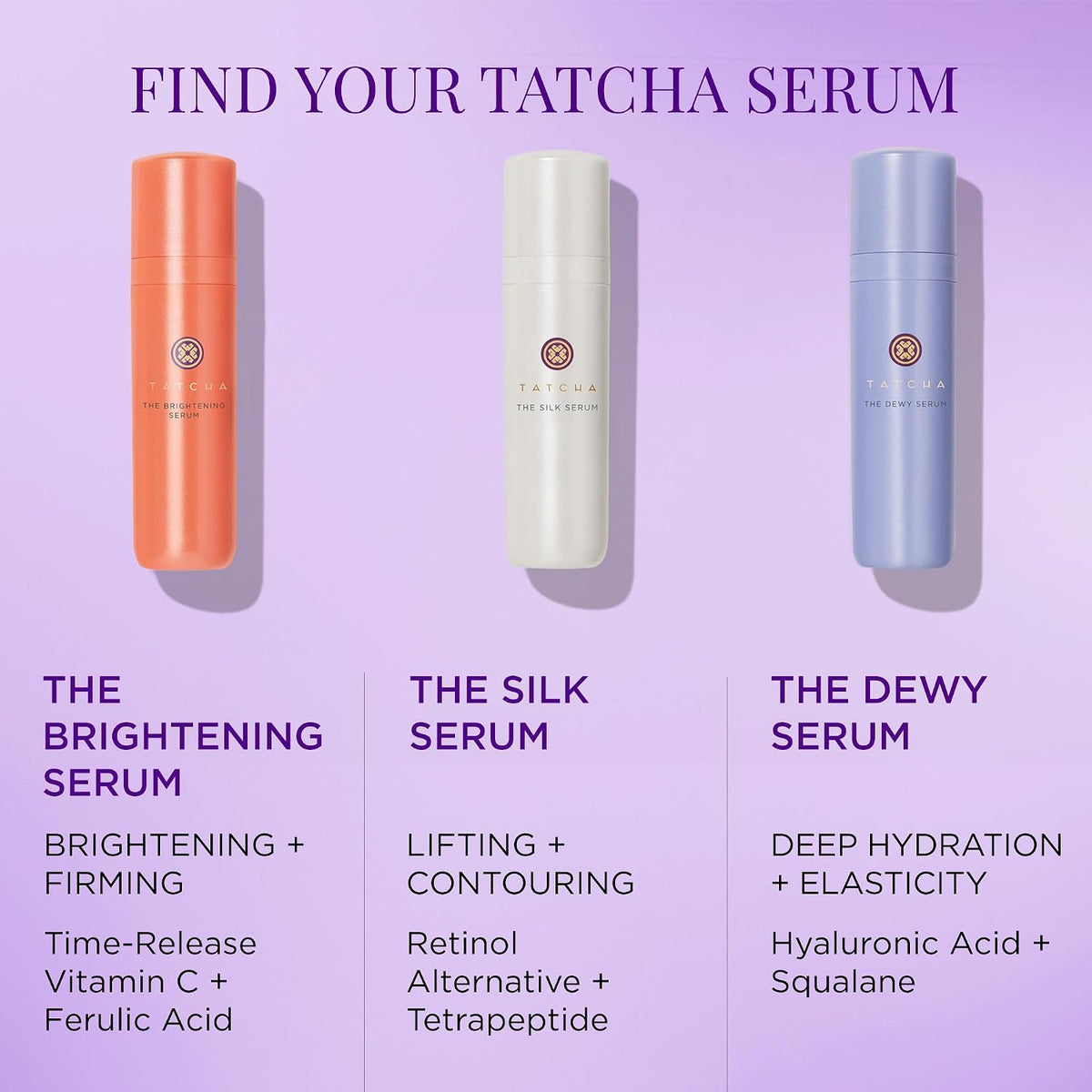 TATCHA The Dewy Serum, ácido hialurónico y colágeno Aminoácido Suero
