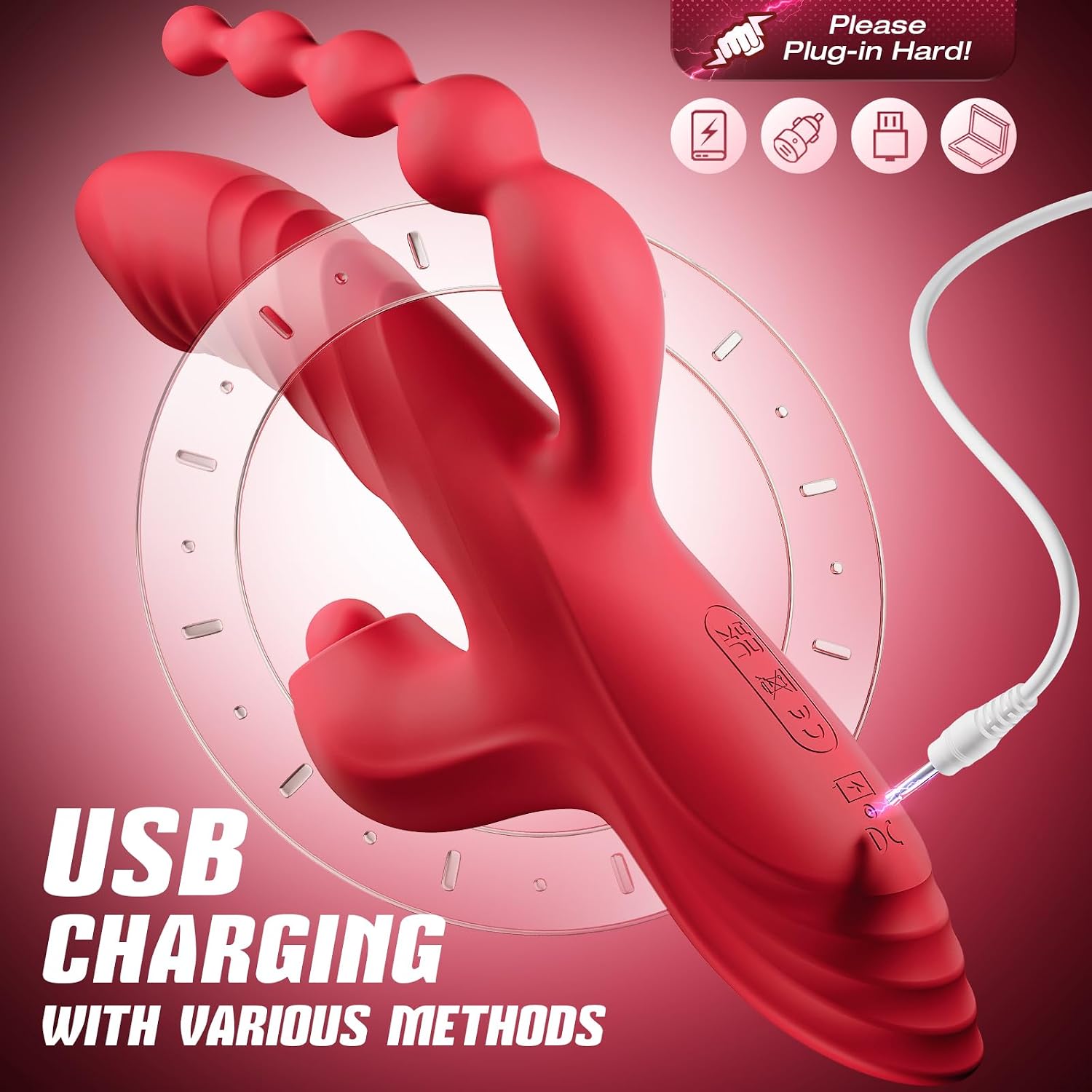 Toendi Vibrador de conejo para mujer, juguete sexual para adultos,...