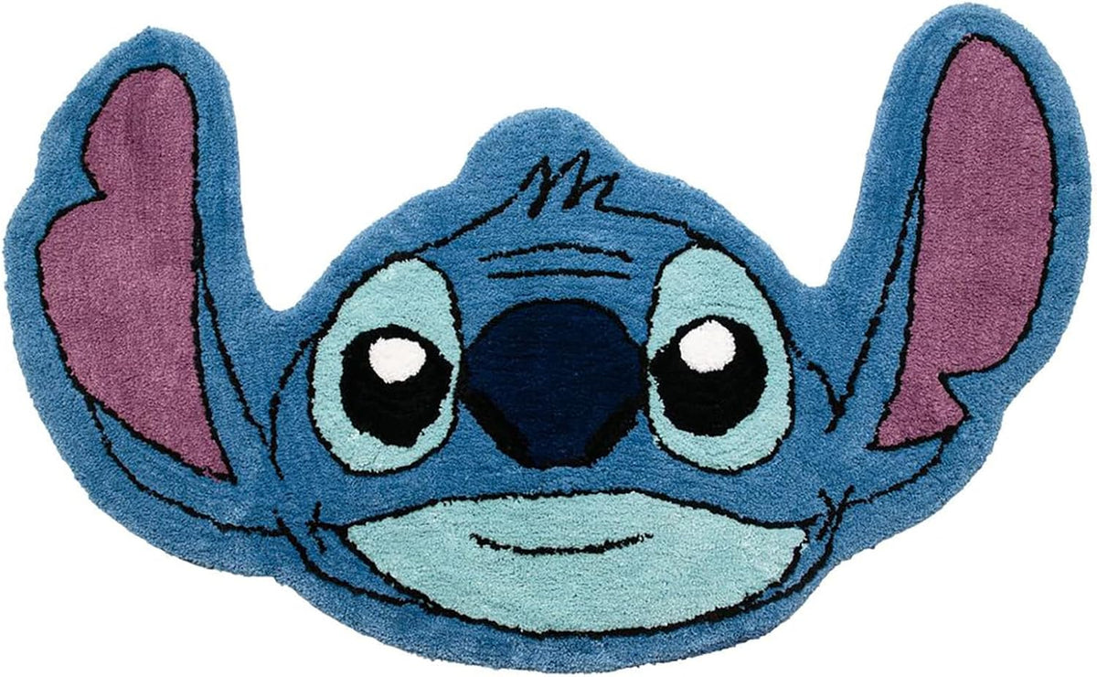 Jay Franco Alfombra de acento de felpa azul de Lilo y Stitch de Dis...