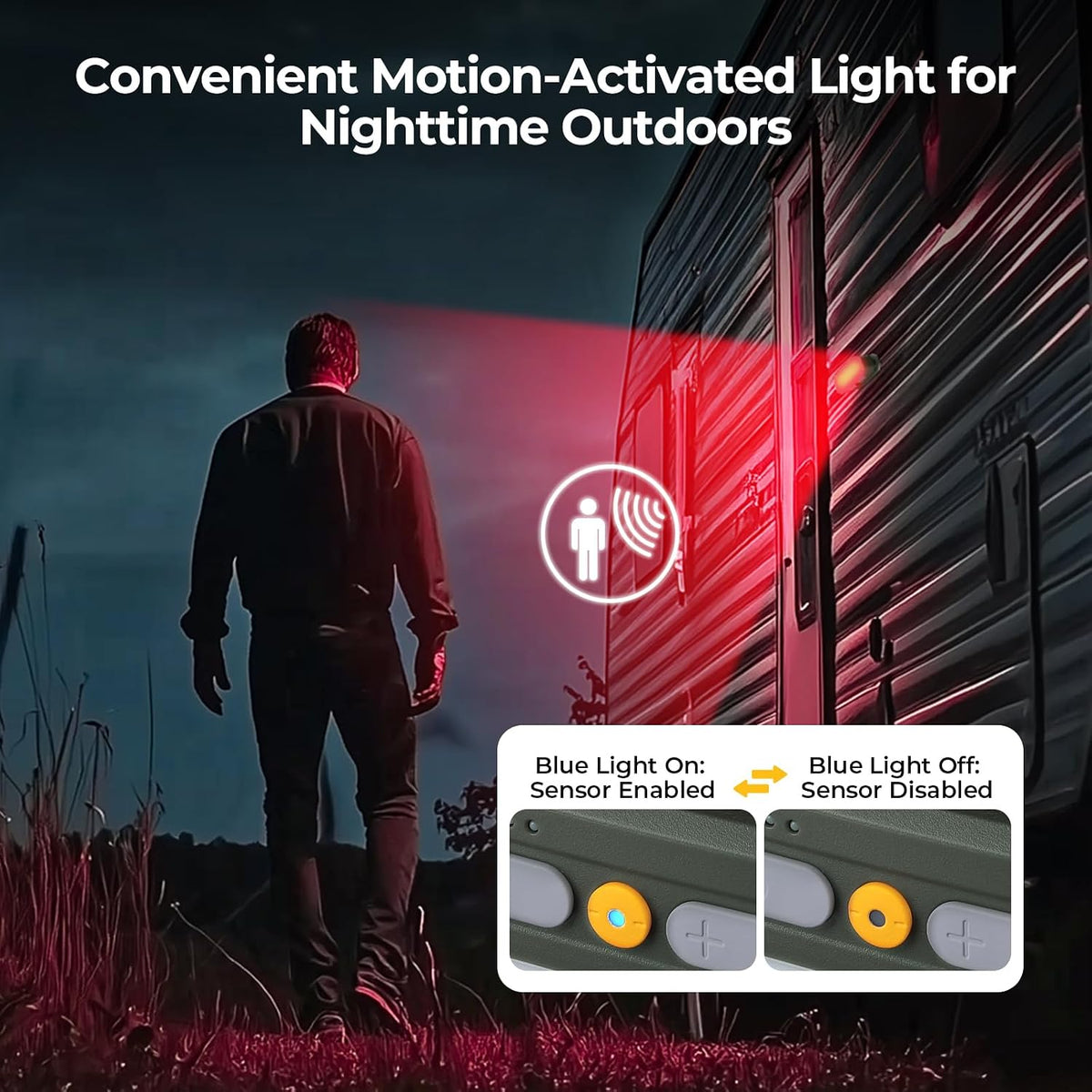 BougeRV Camping Light AL01, tienda de campaña recargable para área...