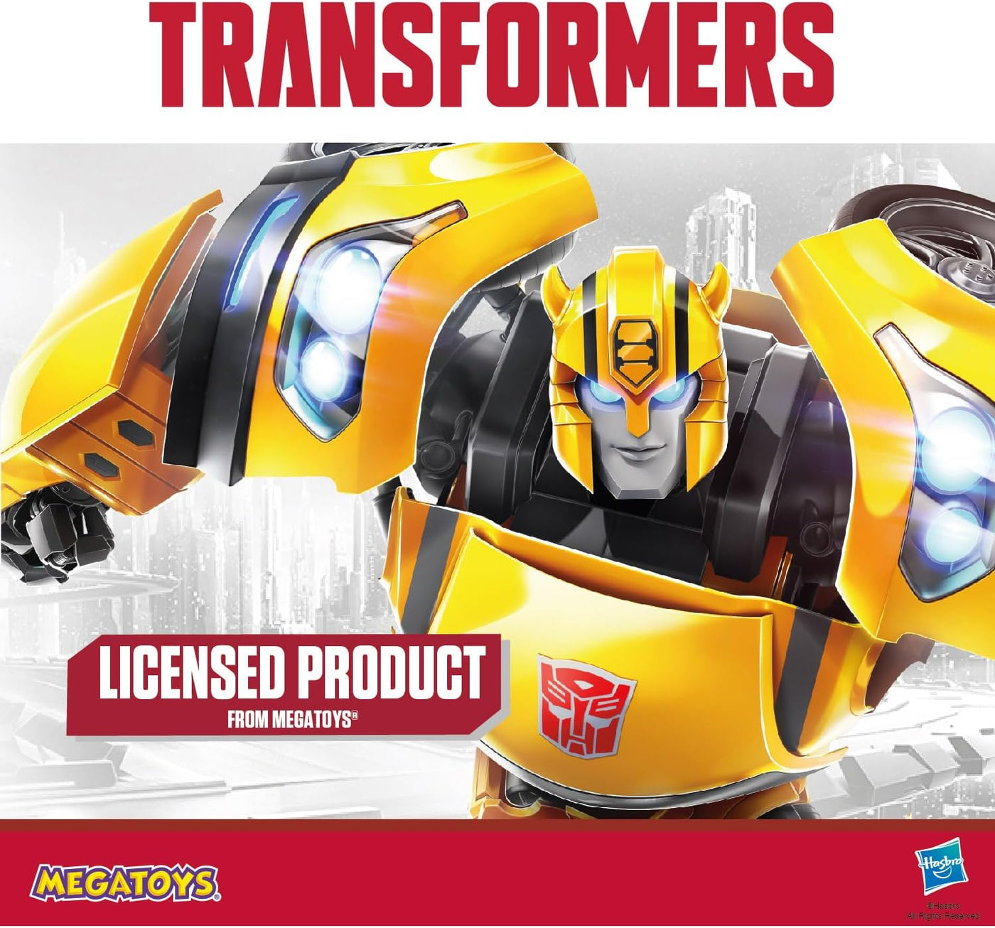 Cubo de felpa Bumblebee
