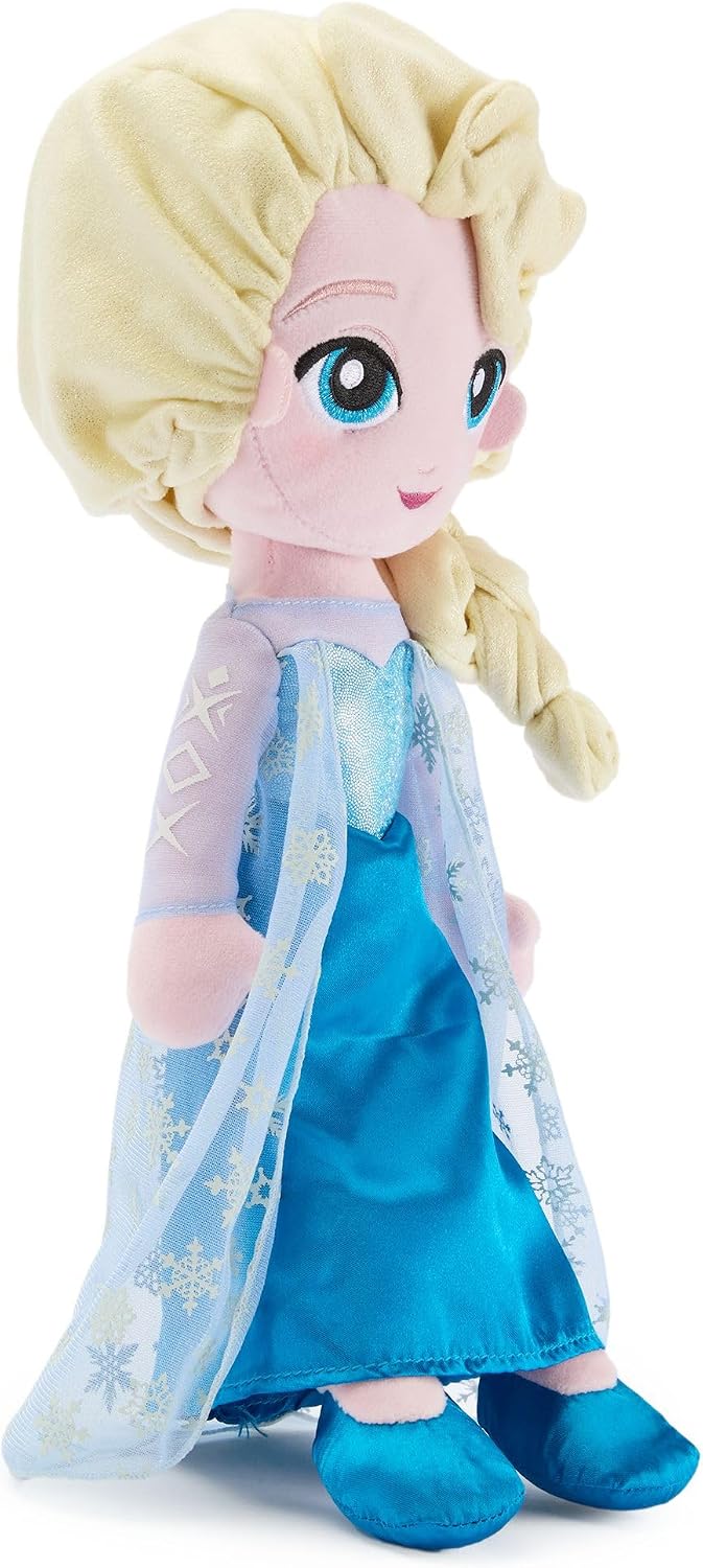 Disney Store Muñeca de peluche oficial de Elsa \u2013 Peluche de pr...