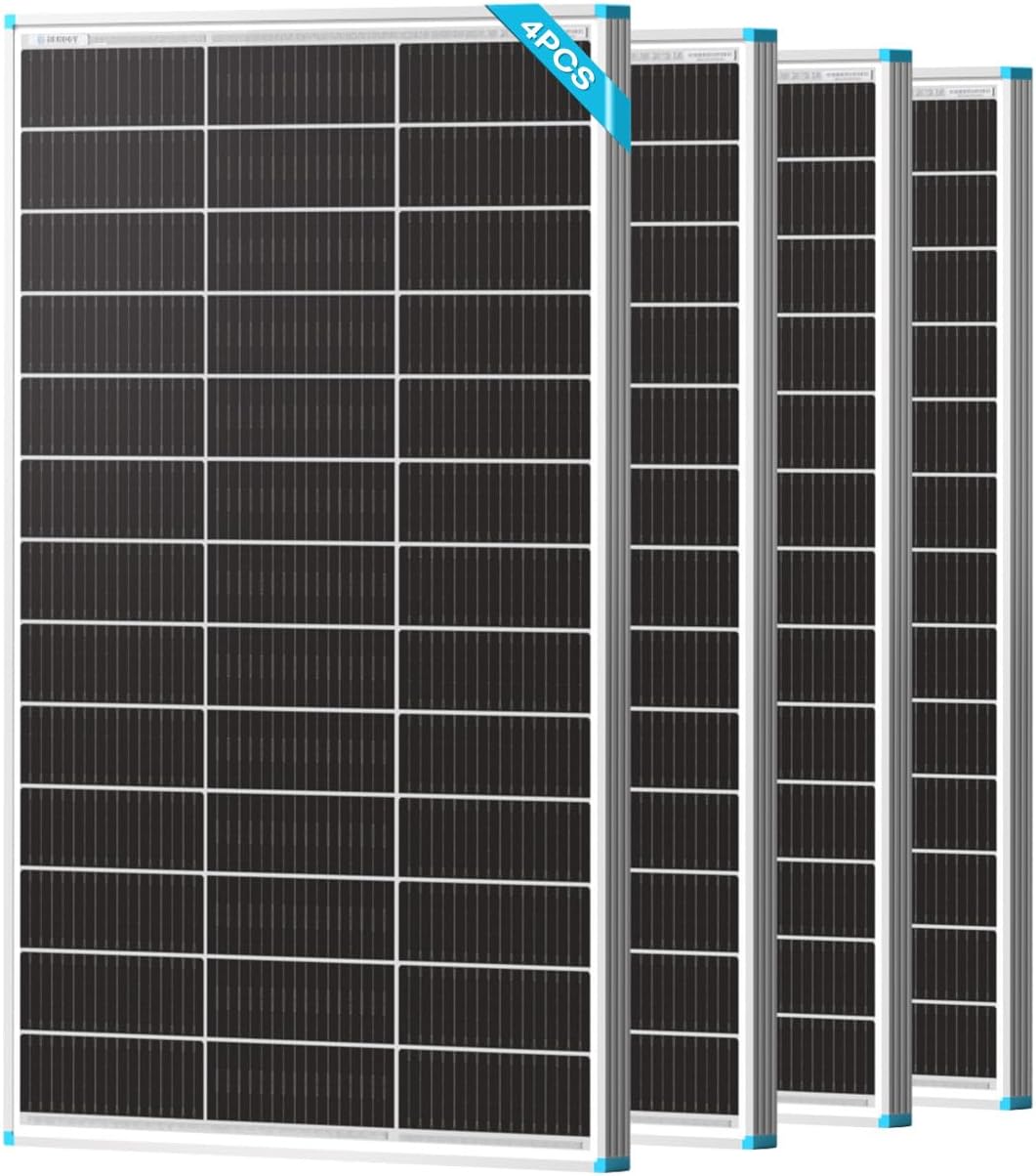Renogy Panel solar bifacial 400W tipo N, 16BB 25% de alta eficienci...