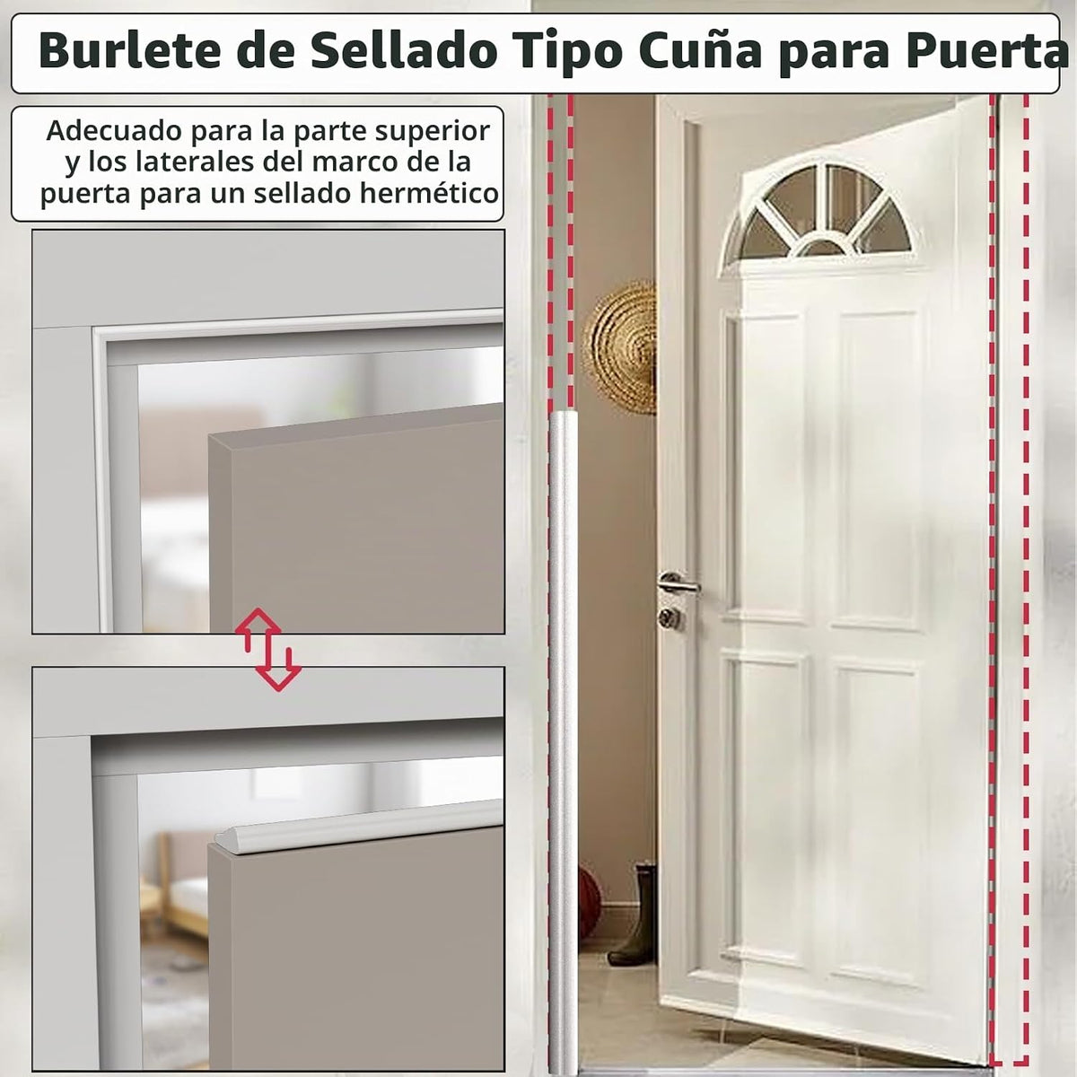 9.8 pies de tira de sellado de clima para puertas\/ventanas, burlet...
