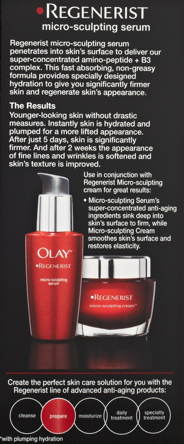 Olay Regenerist Suero microesculpido 1.70 oz (Paquete de 12)
