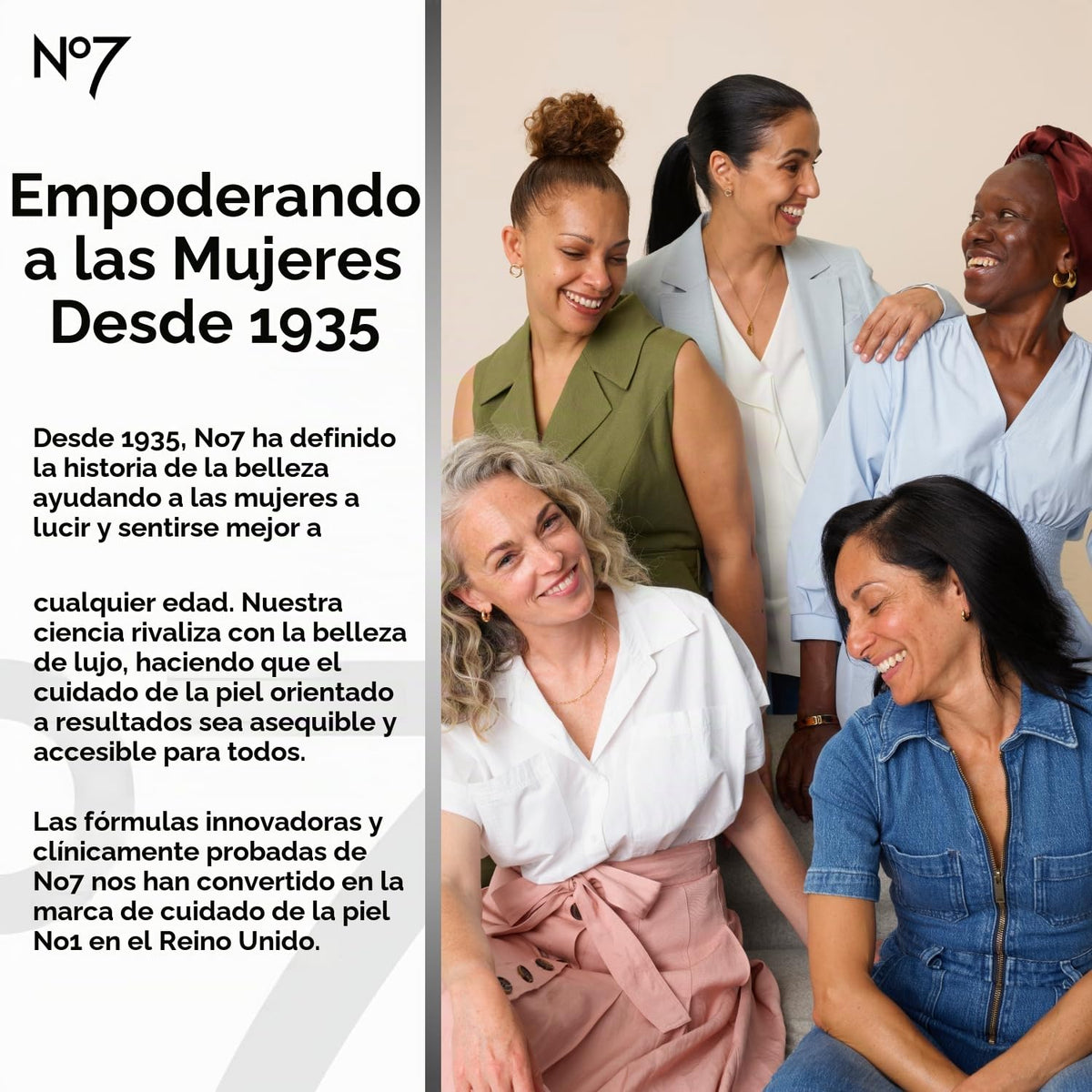 No7 Protect &amp; Perfect - Suero facial avanzado intenso, paquete...