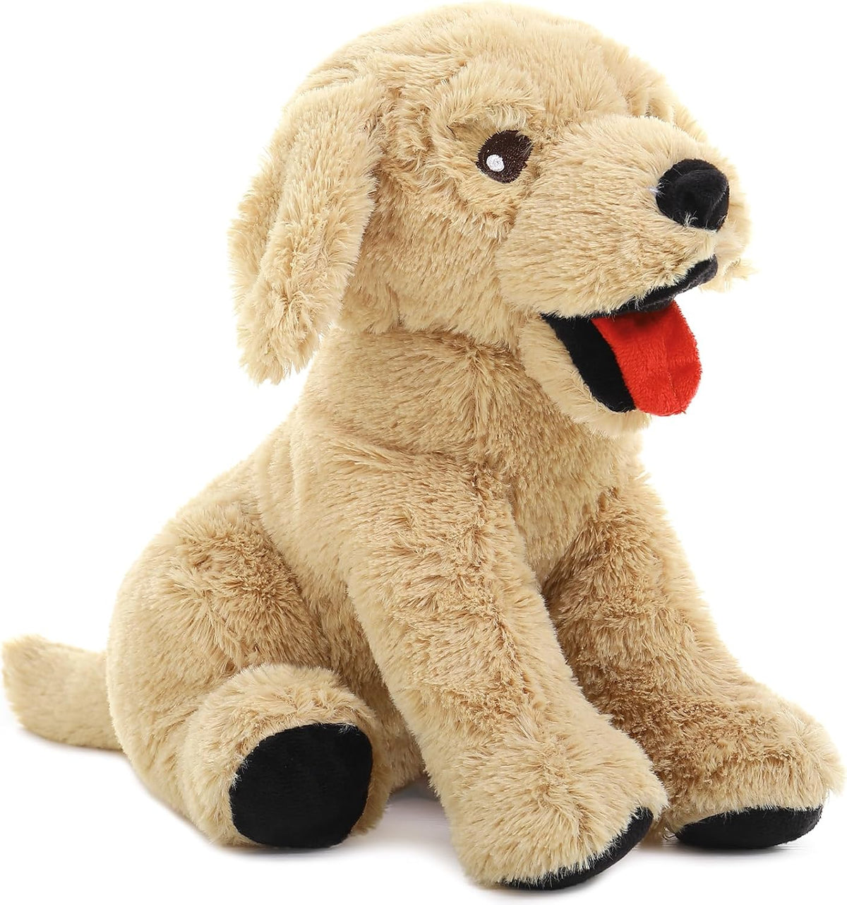 Lanmore Peluche de perro y cachorro Golden Retriever, almohada de p...
