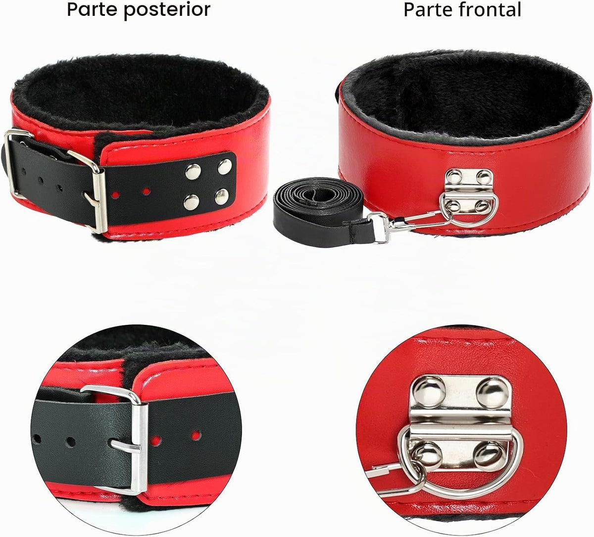 Rbenxia 12 piezas de kits de restricciones BDSM para bondage sexual...