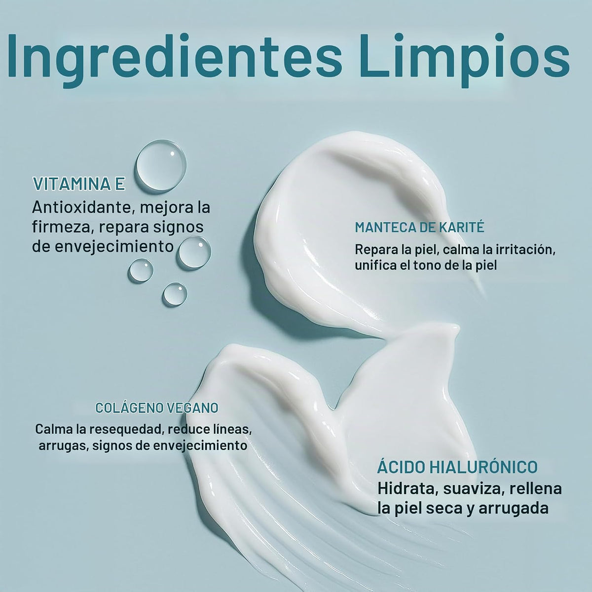 Clear Visage Suero de ácido hialurónico para cara con retinol \u201...