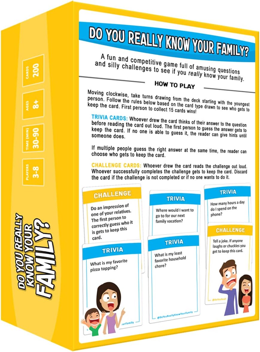 ¿Realmente conoces a tu familia? Un divertido juego familiar lleno de temas de conversación y desafíos