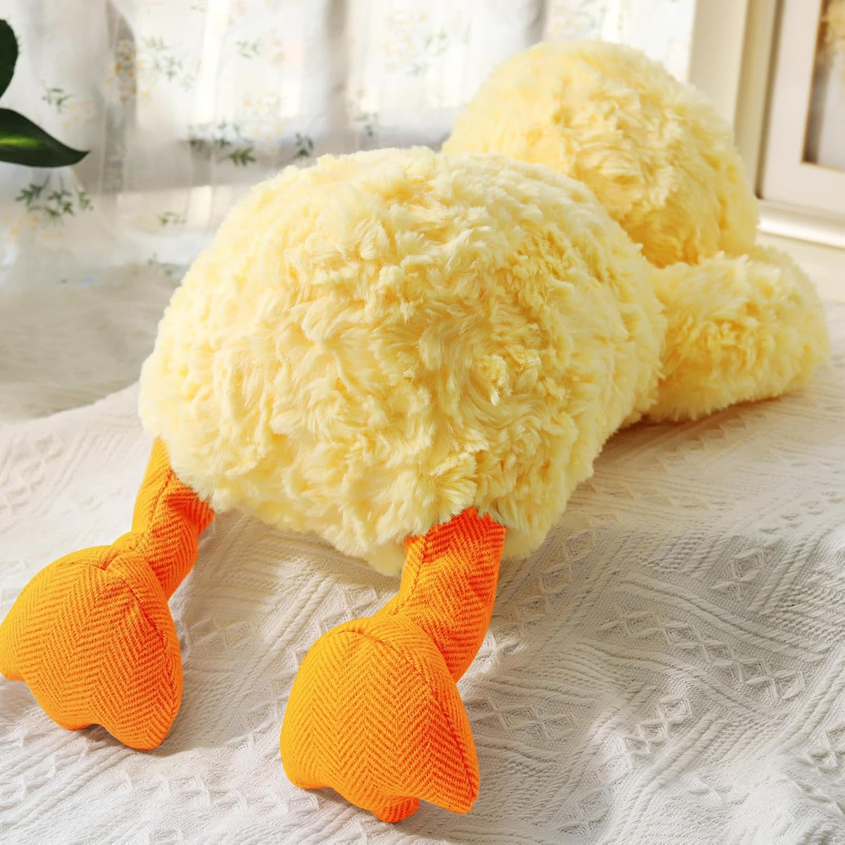 IFX24 Peluche de pato suave con peso de 20.5 pulgadas, 2 libras, ju...