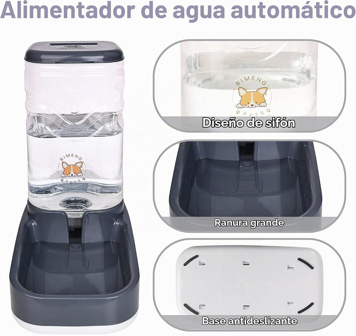 Elevon Comedero Automático para Gatos, Juego de Cuenco Dispensador...