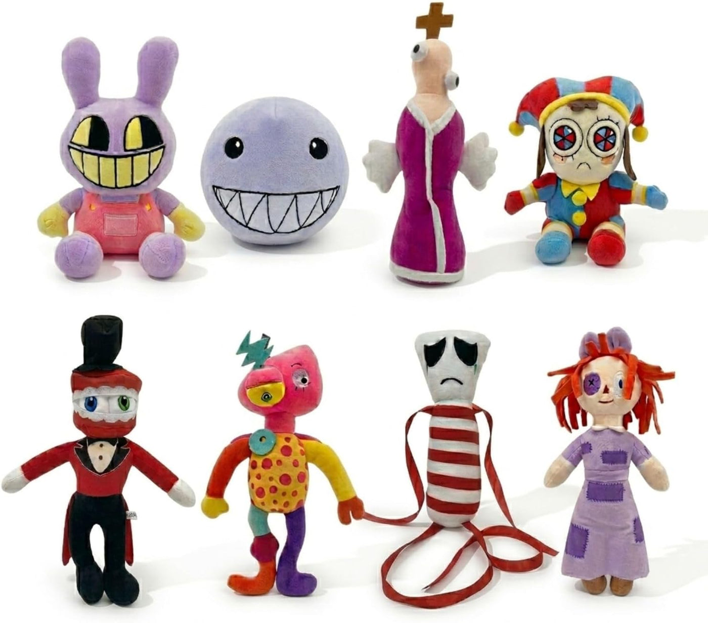 HappyToy Kid Juego de 8 peluches suaves y coloridos para niños, niñ...