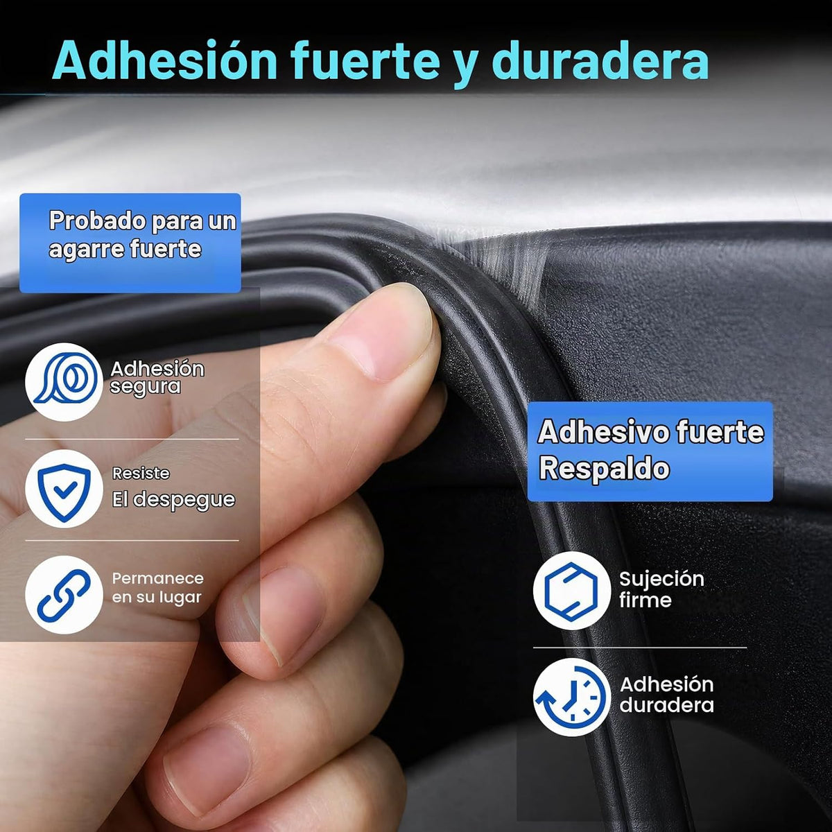 alophoty - Tira de sellado para puerta de automóvil de 5 agujeros,...