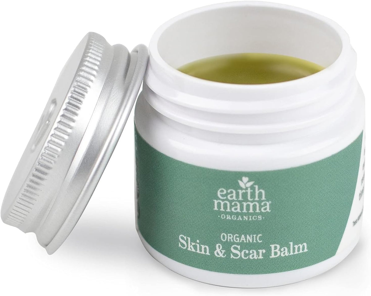 Earth Mama - Bálsamo orgánico para la piel y cicatrices - (paquete...