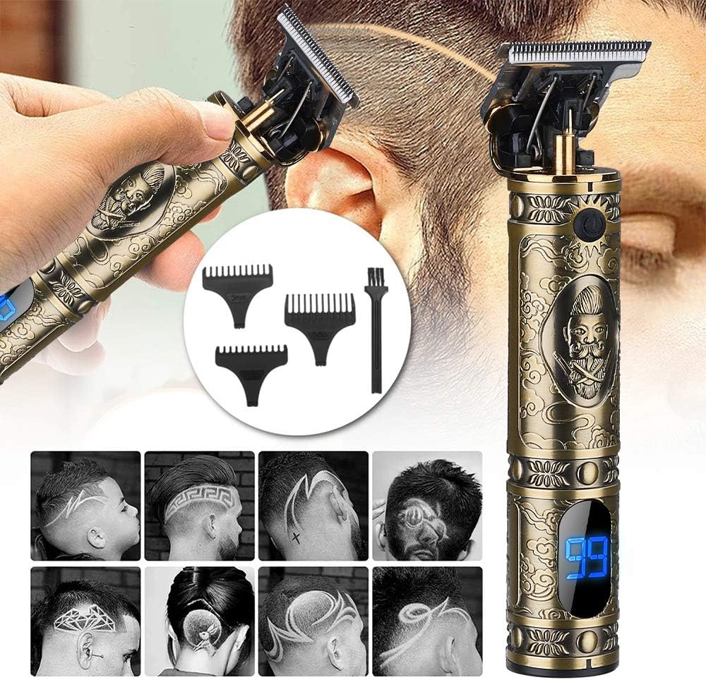 RESUXI Cortadora de pelo para hombres, recortadora de pelo para bar...