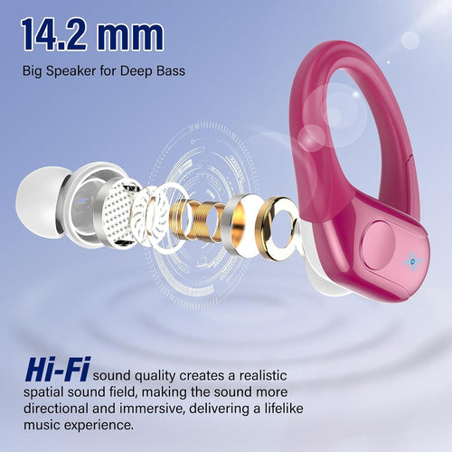 75H Sports Auriculares inalámbricos Bluetooth 5.4 Auriculares estér...