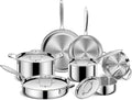 EWFEN Juego de ollas y sartenes, juego de utensilios de cocina de a...