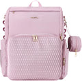 vosmles Elegante bolsa de pañales para bebé, bolsa de bebé con camb...