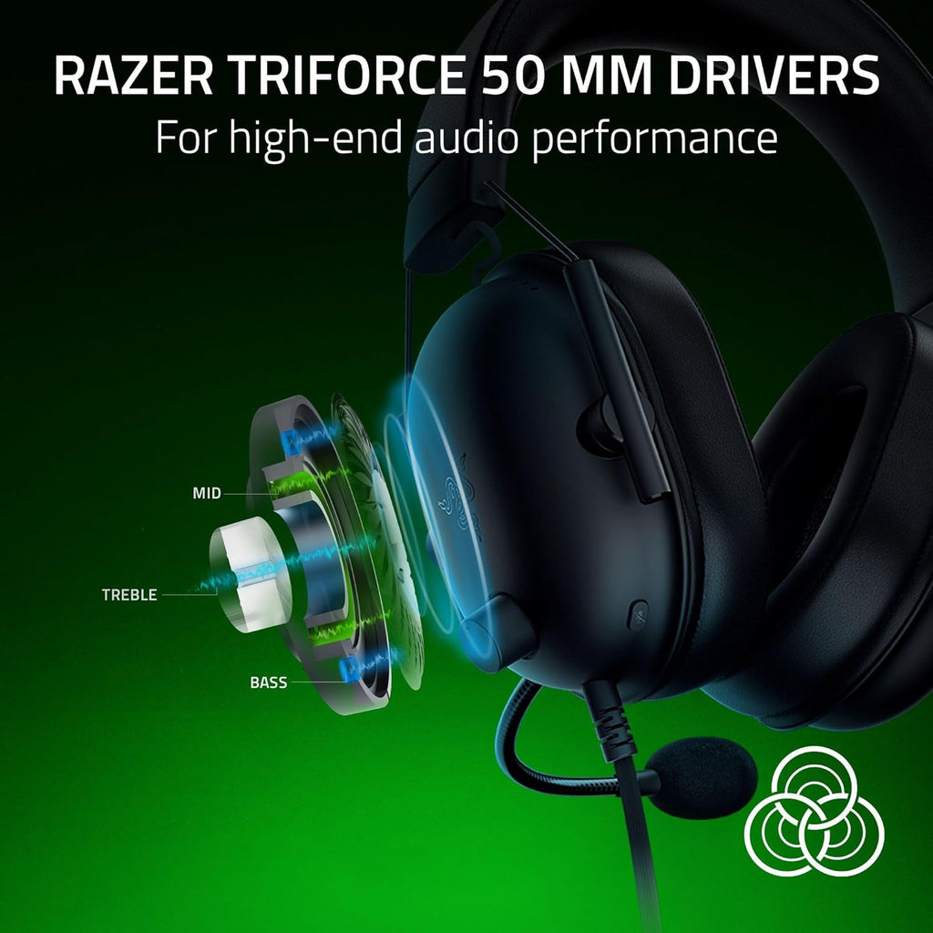 Auriculares para juegos Razer BlackShark V2 X Xbox, conector de aud...