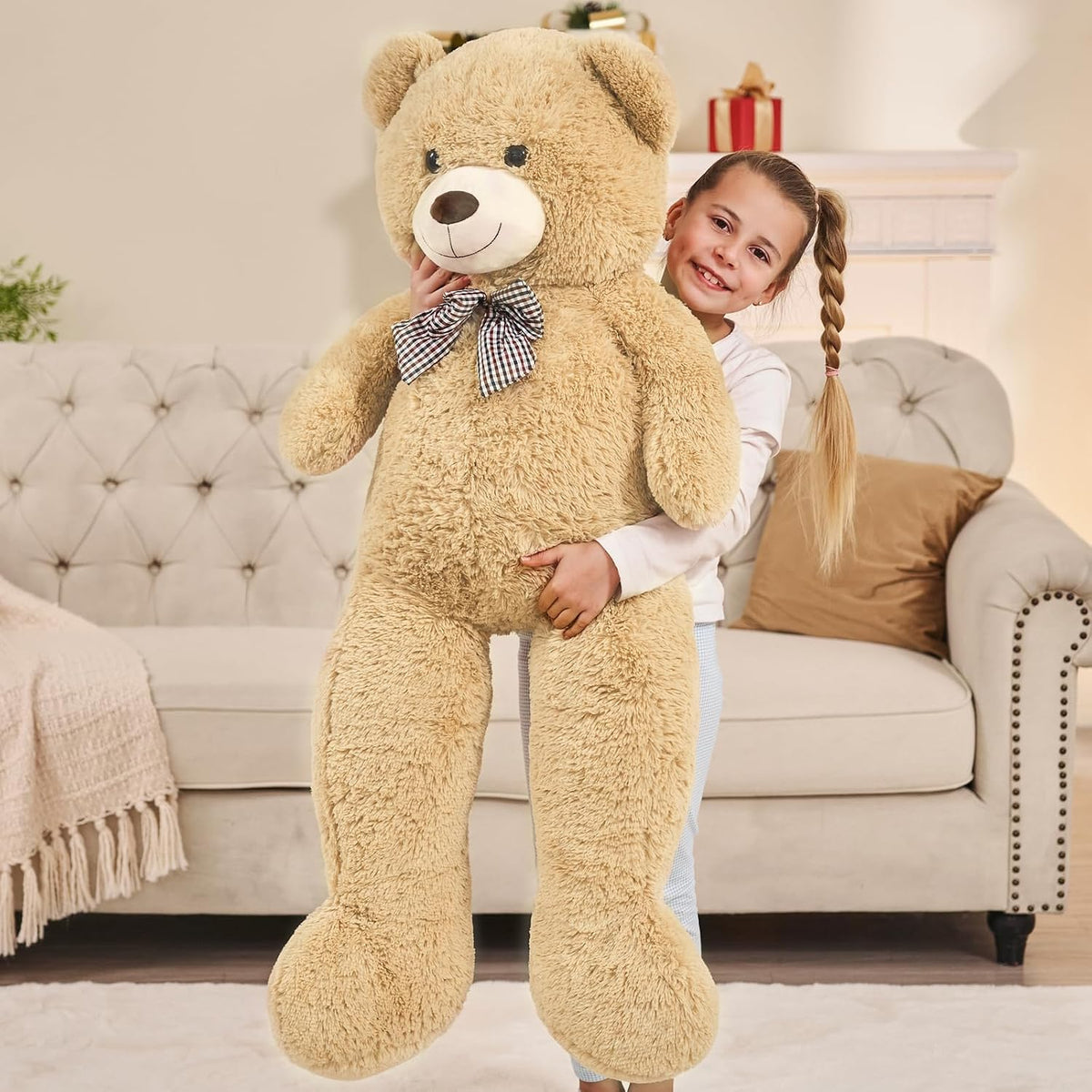 MaoGoLan Oso de peluche gigante de 47 pulgadas, regalo de juguete d...