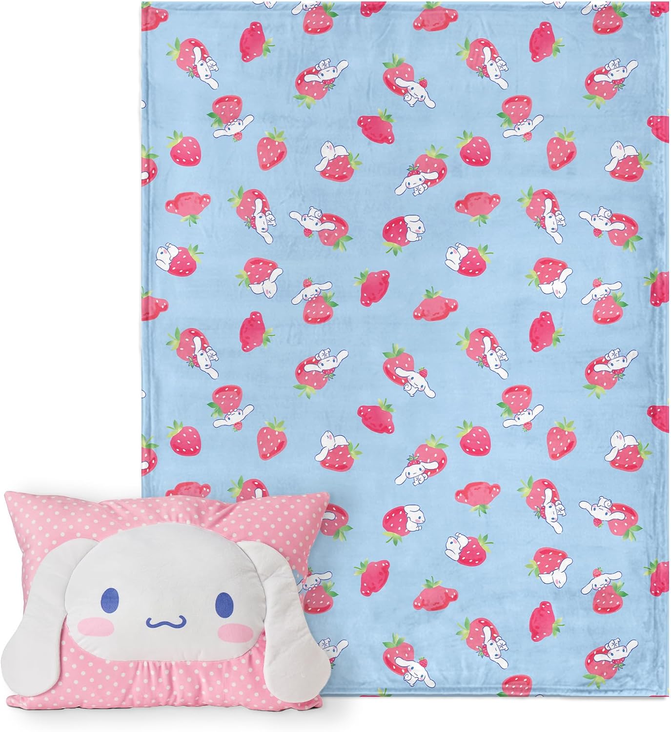 Northwest Cinnamoroll Strawberry Delight Manta Throw de Toque Sedos...