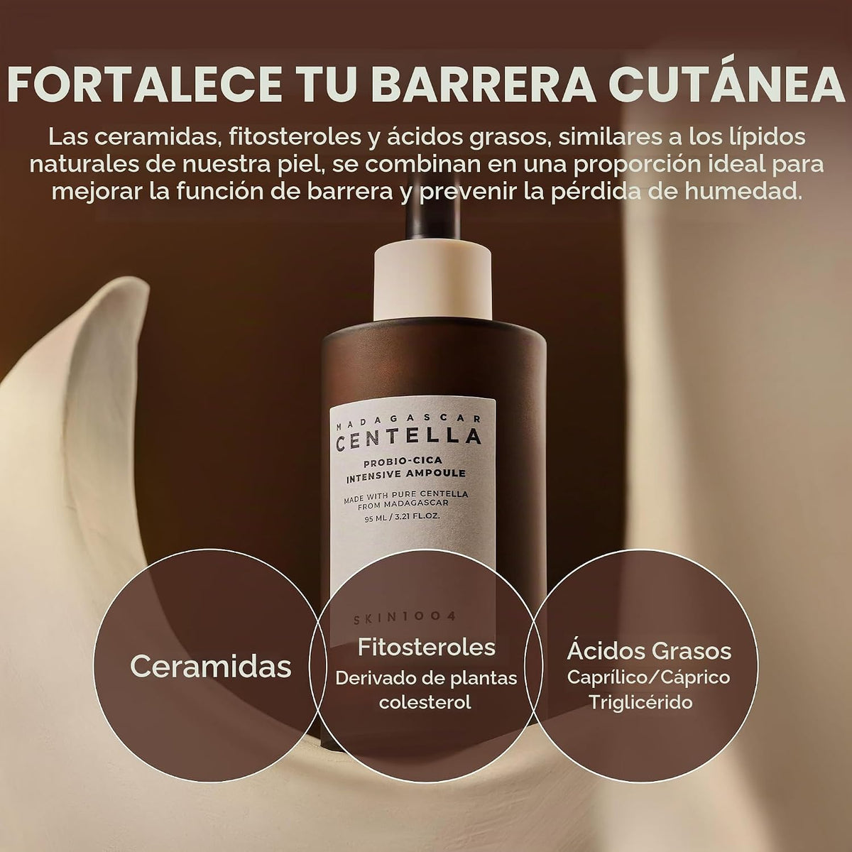 SKIN1004 Probio Cica - Ampolla intensiva para rostro con ceramida,...