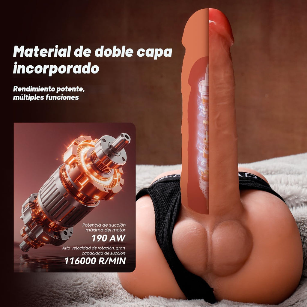 Baquick Consolador de empuje juguetes sexuales \u2013 Masturbador d...