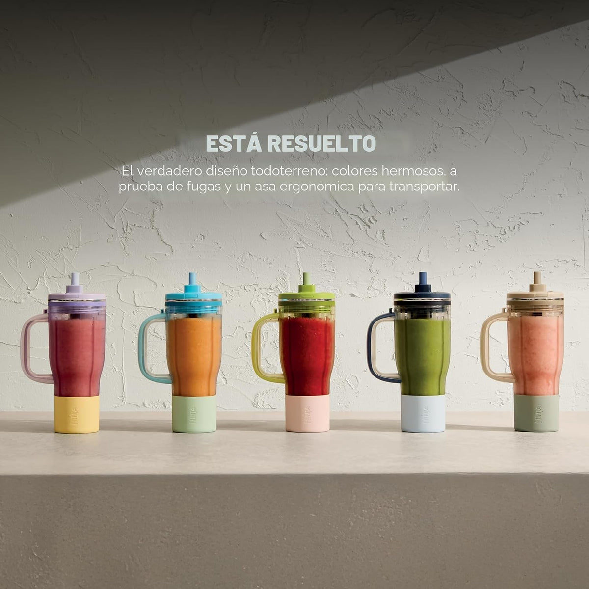 Ninja BlendBOSS - Licuadora personal, vaso de 26 onzas, 1200PW, men...