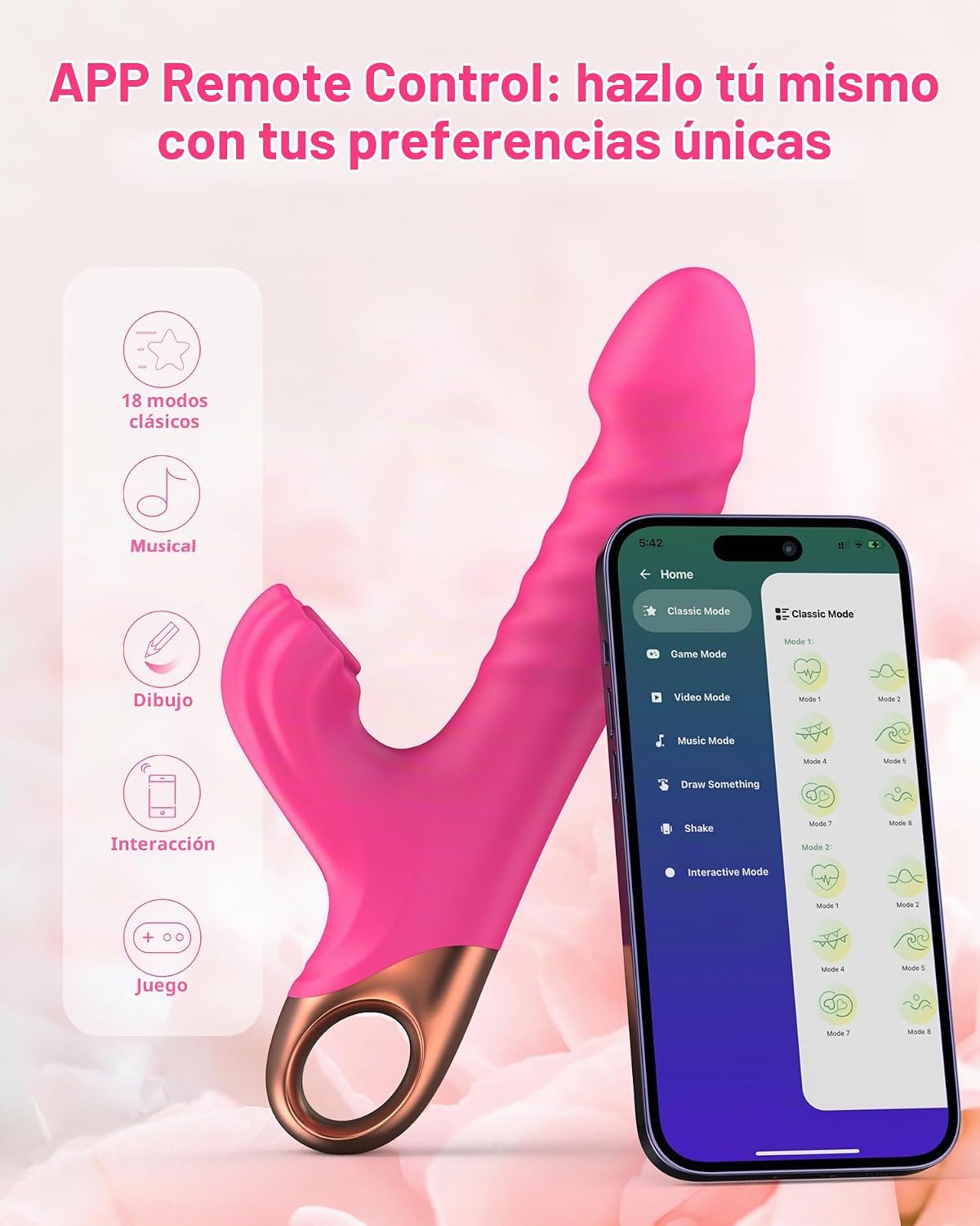 Consolador vibrador de empuje juguete sexual para mujeres, juguetes...