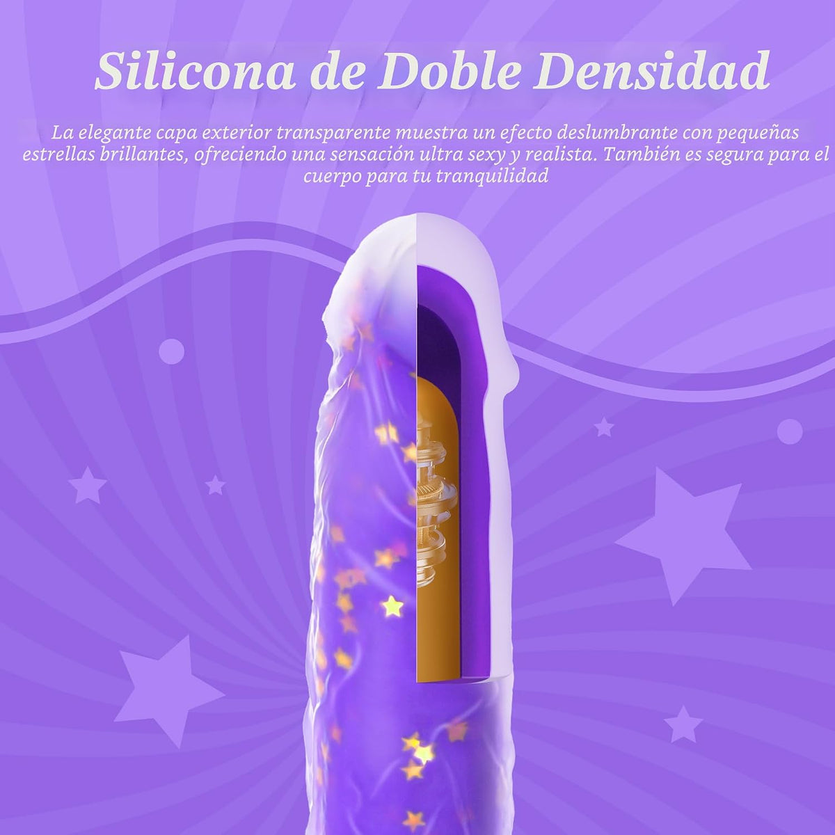 Tracy's - Vibrador de empuje para perros, estimulador realista...