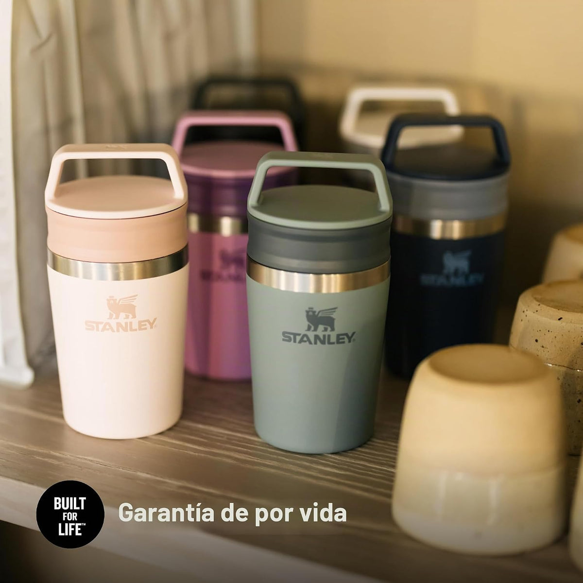 Stanley Cafe To-Go - Taza de viaje de 0,23 litros, mantiene 3 horas...