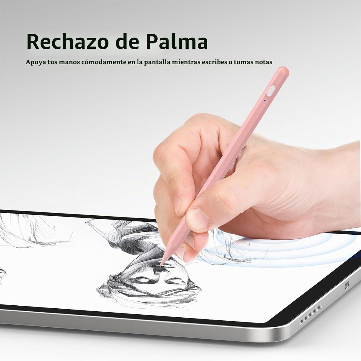 Lápiz óptico para iPad 2018-2026, 2 iPencil de carga rápida USB-C c...