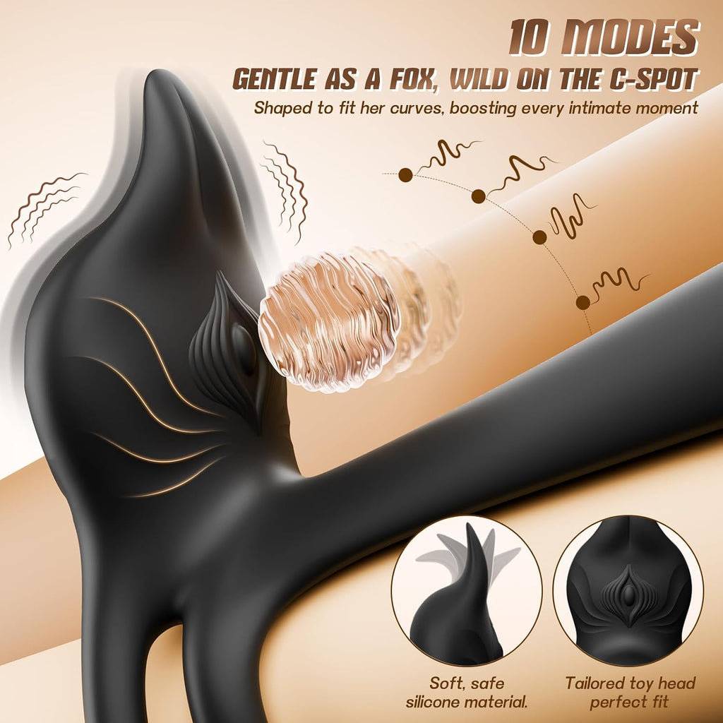 MOOLIGIRL Anillo de pene de juguete sexual para adultos, anillo dob...