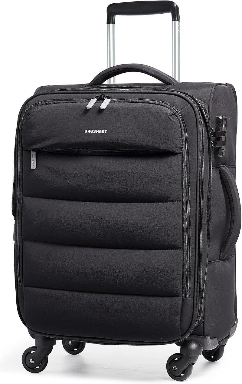 BAGSMART Equipaje de mano debajo del asiento aprobado por aerolínea...