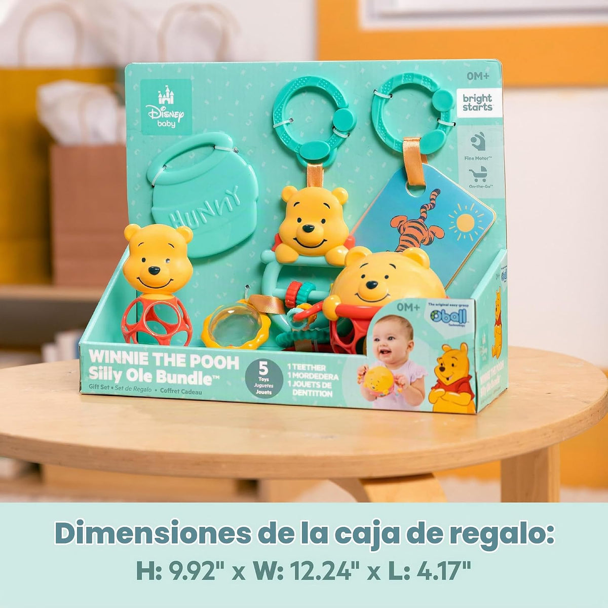 Bright Starts Disney Baby Winnie The Pooh Silly Ole - Juego de rega...