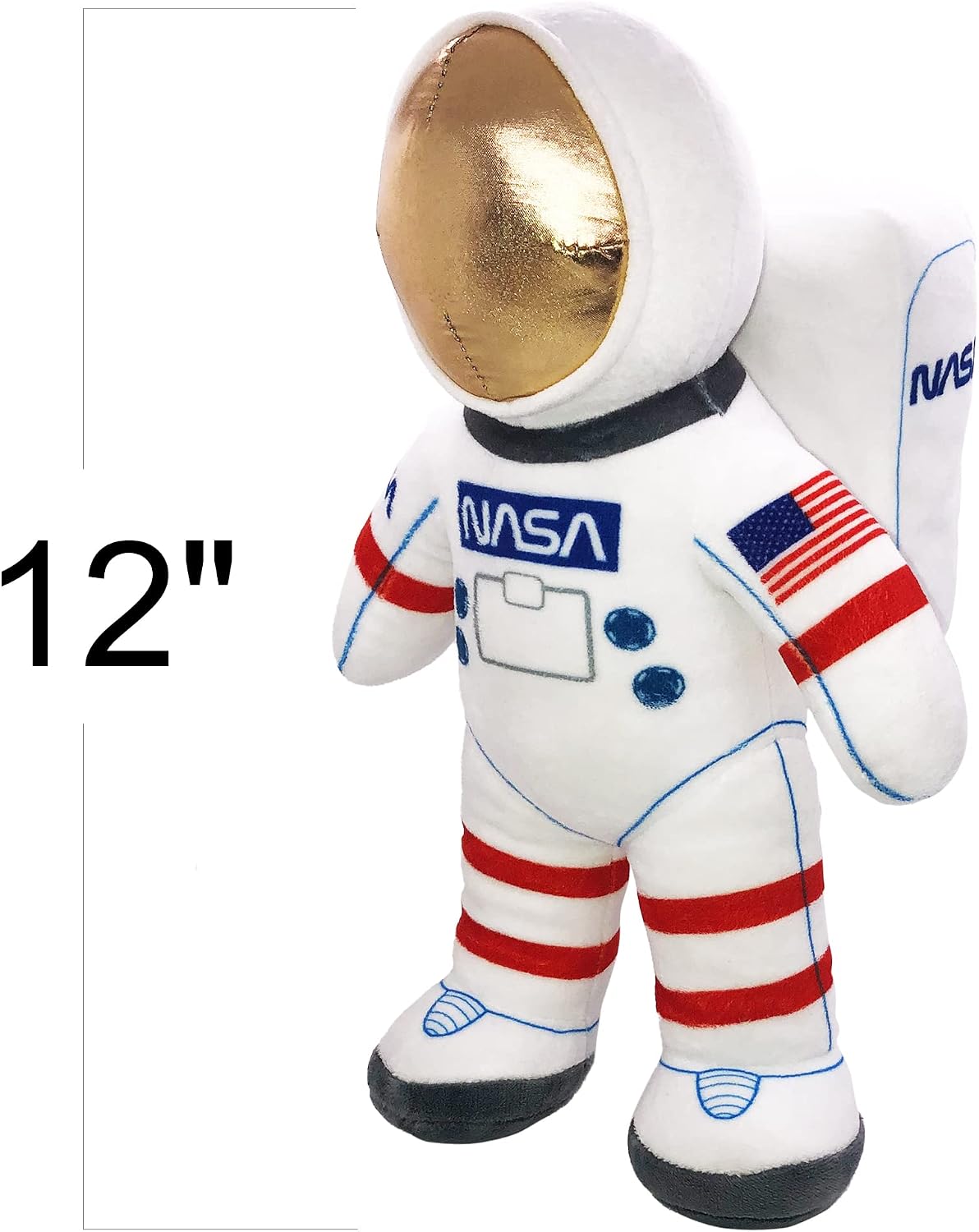 ArtCreativity Figura de astronauta de juguete de peluche súper suav...