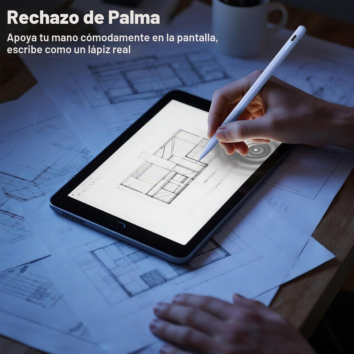 Lápiz óptico para iPad, carga rápida en 13 minutos para Apple iPad...
