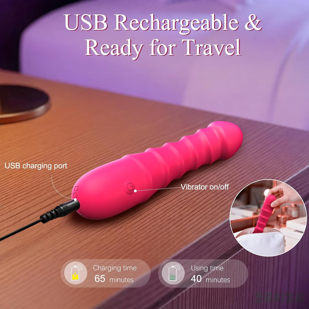 Gakuaat Consolador Vibrador de Punto G para Mujeres, Vibrador de Cl...