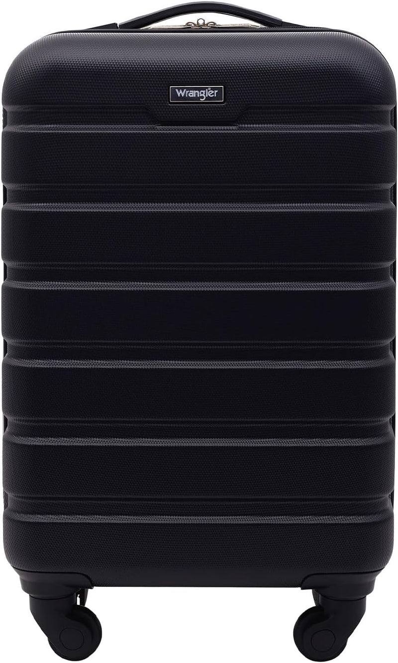 Wrangler Equipaje Giratorio de Mano de Tapa Dura, Negro