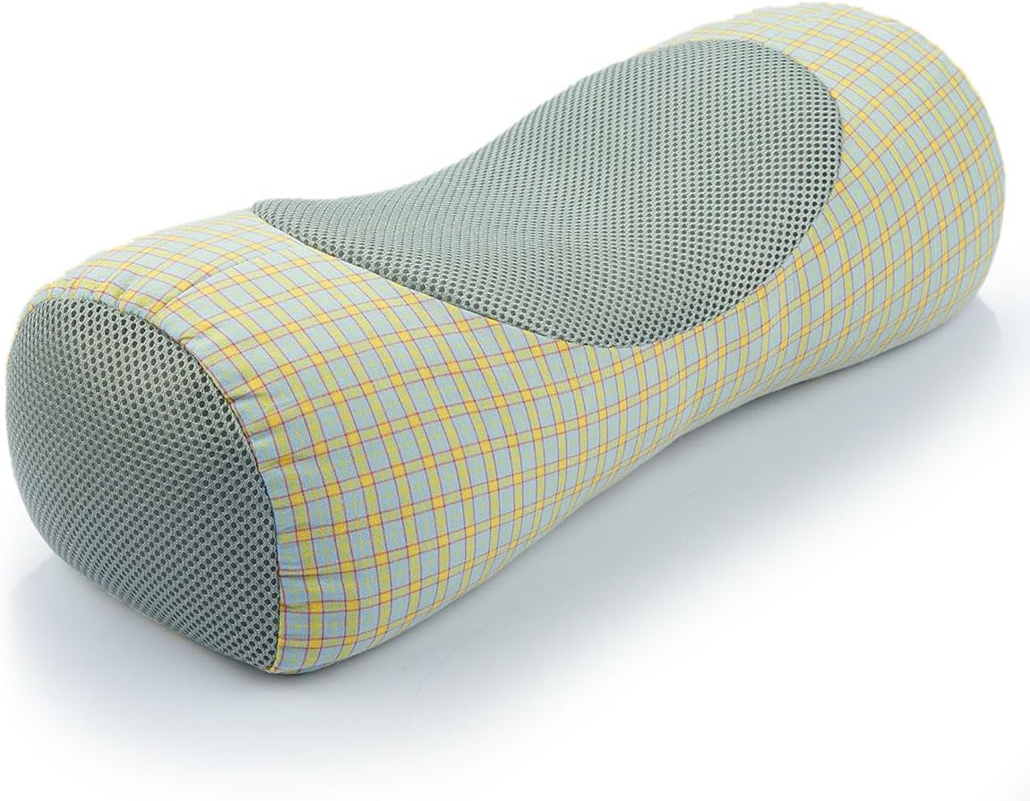 EDMILE Almohada de cuello de trigo sarraceno para dormir, almohada...