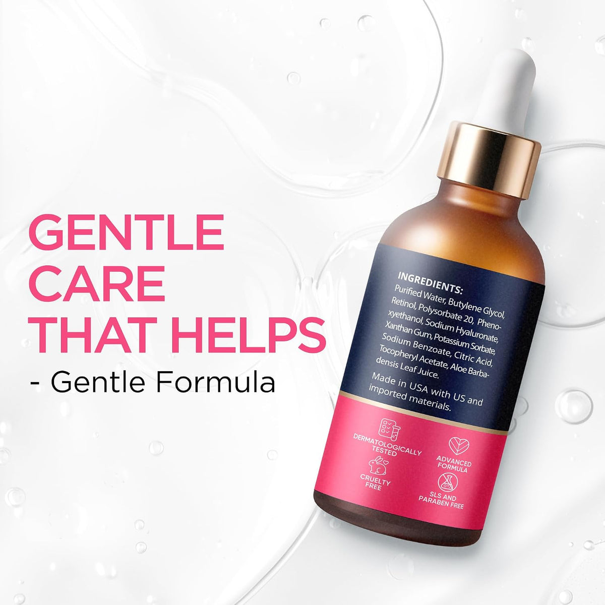 Ember Cloud - Suero de retinol para rostro con ácido hialurónico y...