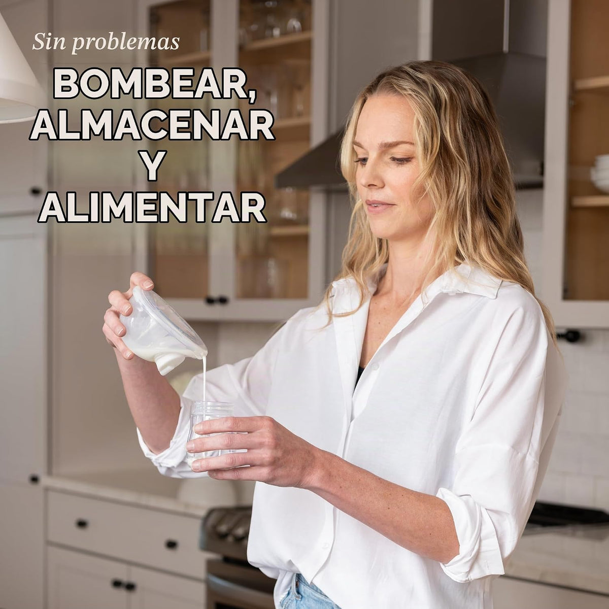 Lansinoh Thrive - Extractor de leche 2 en 1, vasos eléctricos y man...