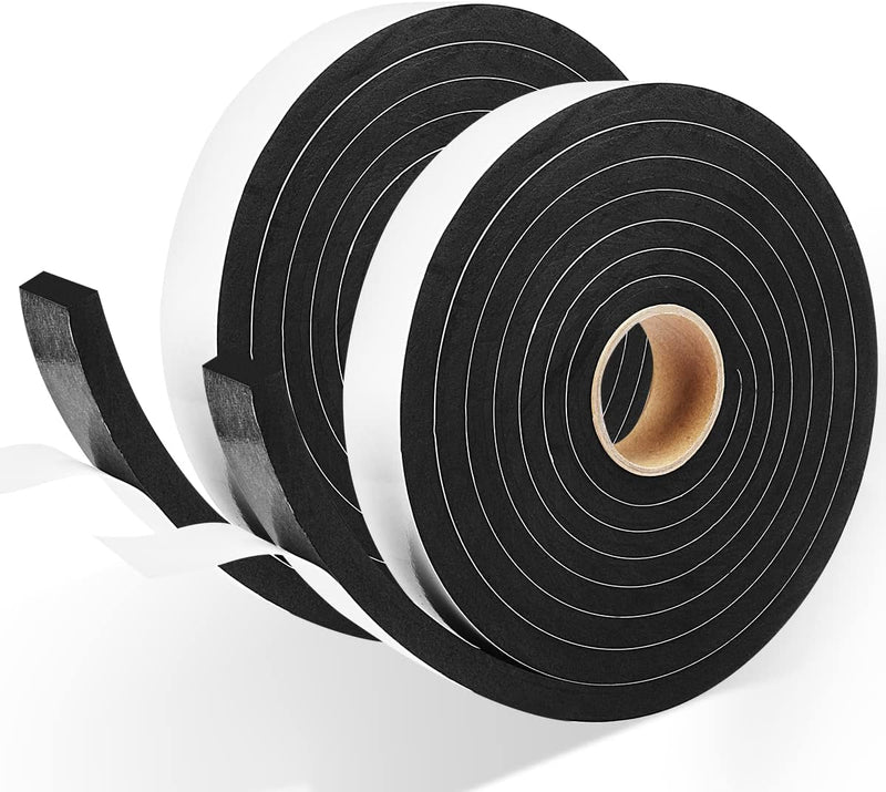 2 rollos de cinta adhesiva para puerta, 1" de ancho x 3\/8"...