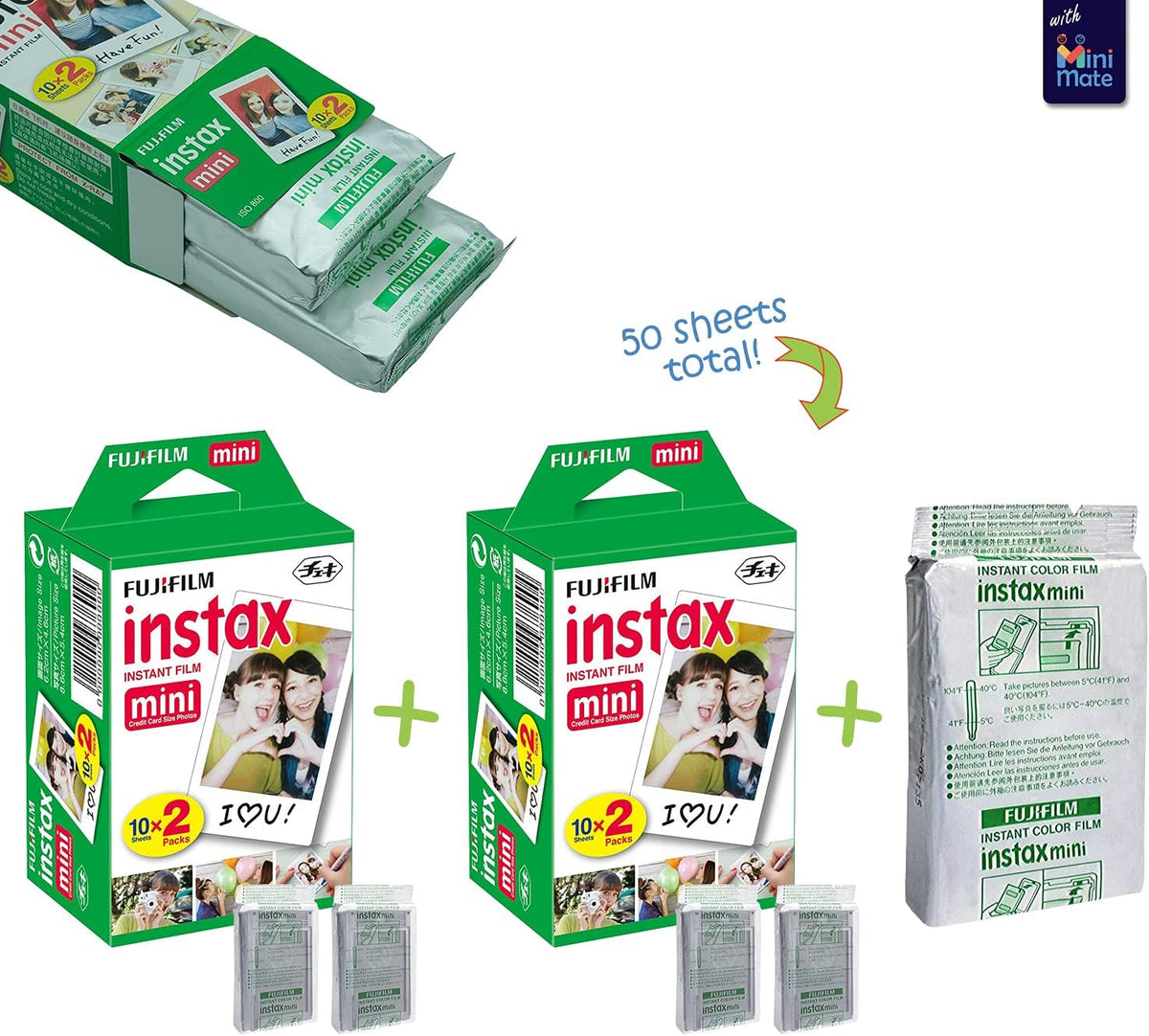 Fujifilm Instax Mini 9 - Cámara instantánea azul cobalto con funda...