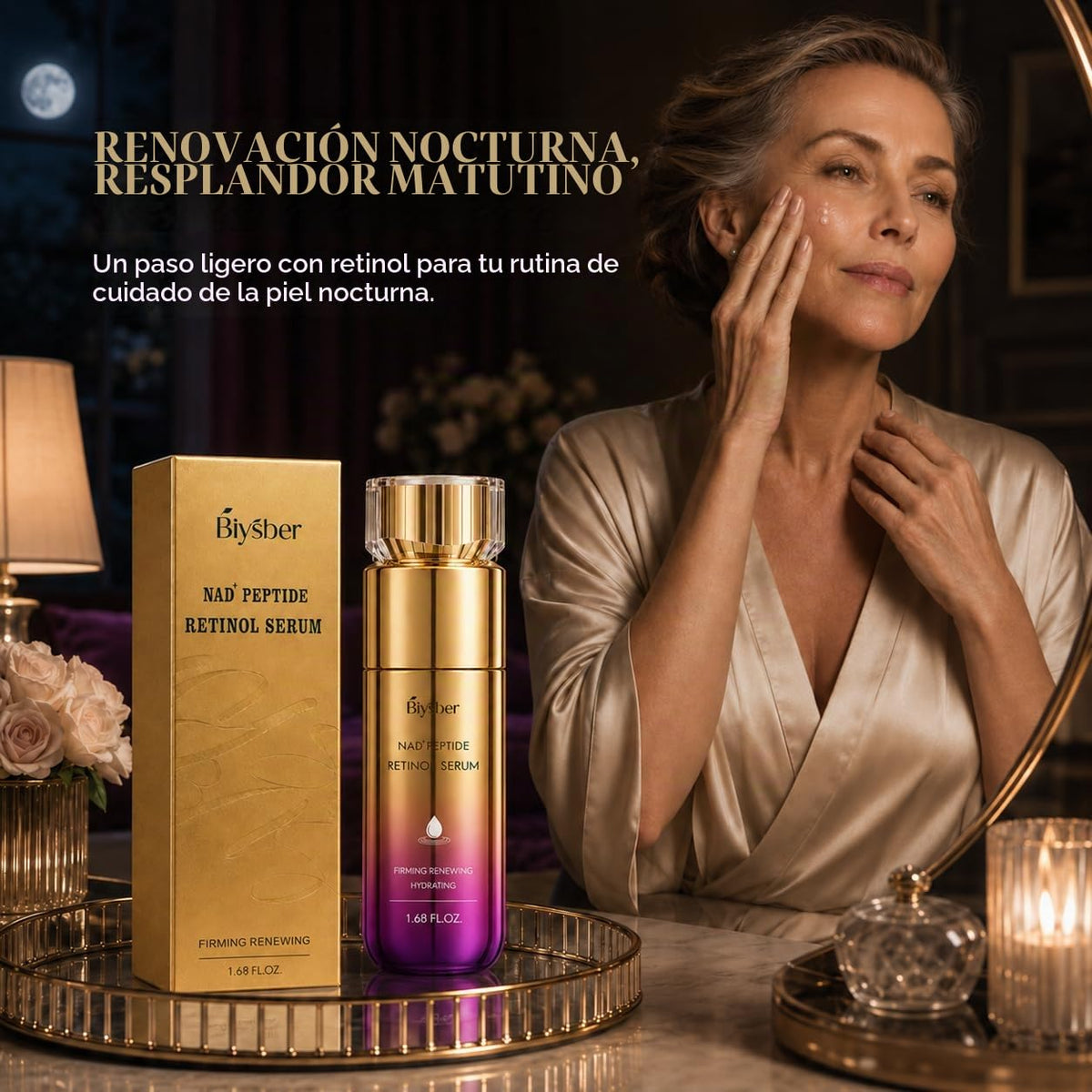 Biysber Suero facial de colágeno con retinol \u2013 Suero antienvej...